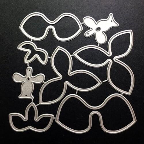 SCD959 Flower Metal Cutting Dies For Scrapbooking Stencils DIY Album Cards Decoration Embossing Folder Die Cuts Template Tools
