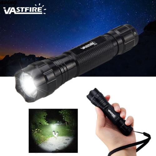 VASTFIRE XM-L-T6 501B LED Flashlight 2000 Lumens Waterproof White Torch Portable Lanterna Outdoor Tactical Hungting flashlight