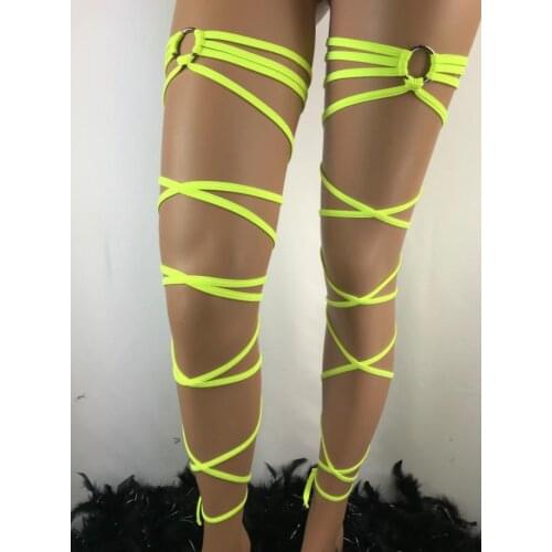 Showgirl Leg Tie Bondage Leg Pieces