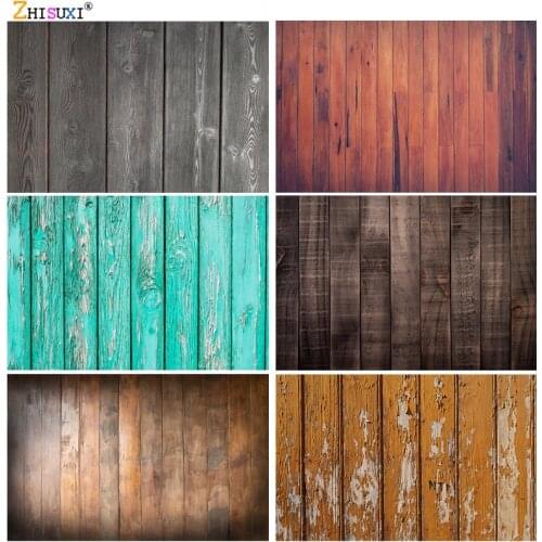 SHENGYONGBAO Vinyl Retro Wooden Floor Baby Portrait Photography Backdrops For Photo Studio Background Props 21213 MBMB-07