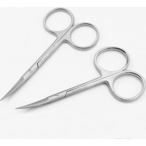 High Quality Stainless Steel Beauty Double Eyelid Express Scissors 10CM Instrument Tool