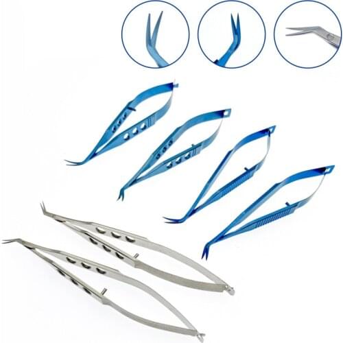 1pcs Castroviejo Corneal Scissors Left/Right Ophthalmic Surgical Instrument