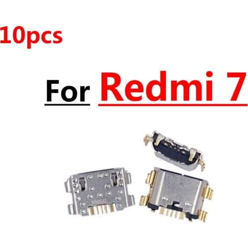 10PCS New Micro USB Plug Charging Port Connector Socket For Xiaomi Redmi 7