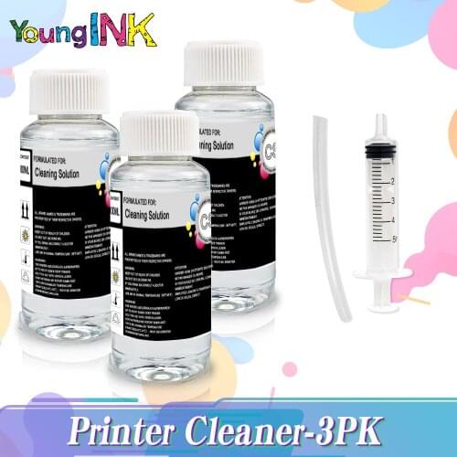 100ml/bottle Printhead Nozzle Cleaning Protection Fluid Nozzle Washer Cleaner For HP301/302/304/21 22ink cartridge cleaning