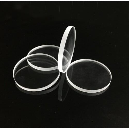 40 45 50 55 60 mm Armoured Tempering glass; toughened glass stalinite Plat Lens Thickness 5mm 2PCS