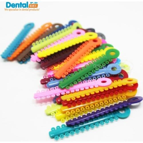 42 Piece / Pack Dental Orthodontic Ligature Ties Colorful Rubber Band Elastic ( 1 Ligature Sticks = 26 Ligature Ring )