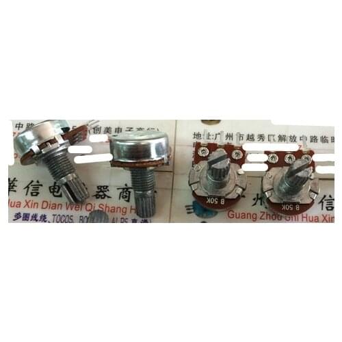 5pcs/lot APAI 148 single potentiometer B50K handle length 15MM flower with 41 steps