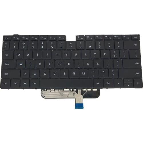 US English Russian backlit keyboard for Huawei MagicBook15 15.6 BOh-WAQ9HNL WAQ9HNR WAE9HN Laptop Keyboard RU with Light NEW