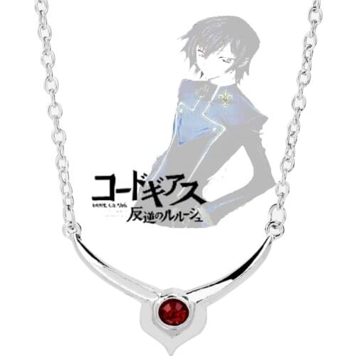 Animation Jewellery Code Geass Lelouch Lamperouge Pendants Necklaces Women Choker Accessories Sweater chain Necklace