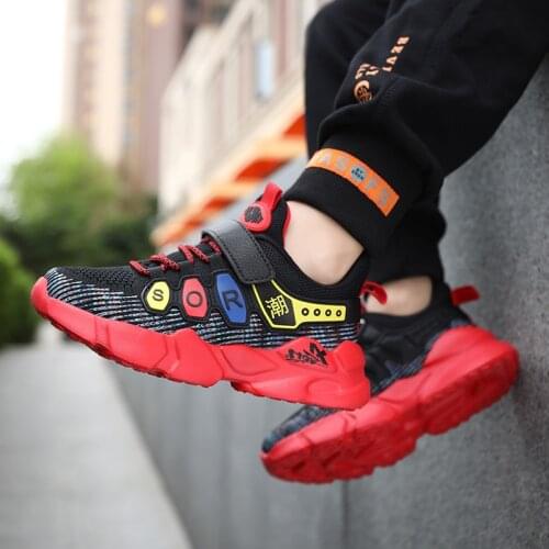 Kids Sport Shoes For Boys Running Sneakers Casual Sneaker Breathable Childrens Fashion Shoes Autumn Platform Light Girls Shoes