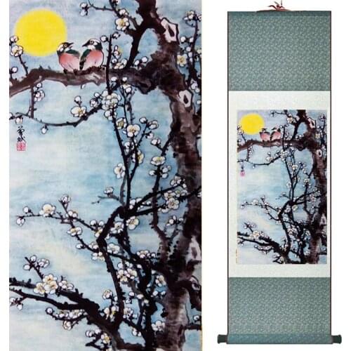 Birds and flowers painting home office decoration painting living room painting 040715