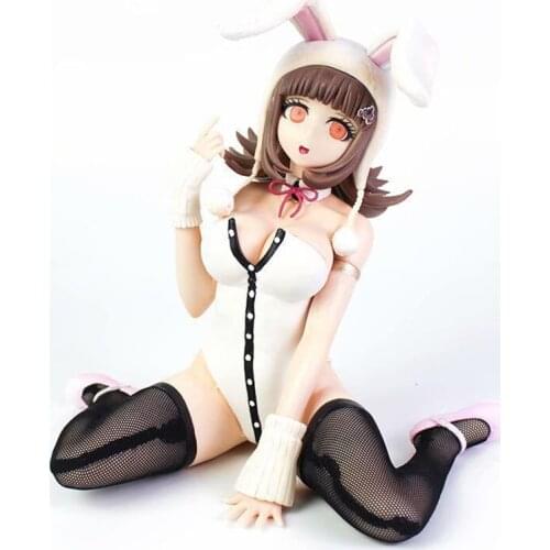 Kawaii Super Danganronpa Japan Anime Action Figure PVC Toy Cute Chiaki Nanami Bunny Girl Sexy Adult Doll Room Decor Gift for Boy