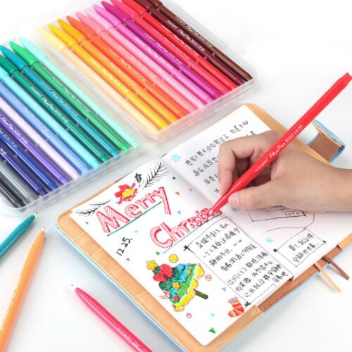 Korean Monami 3000 Felt Tip Drawing Pen 0.3 Mm Watercolor Pen Fineliner Scrapbook Color Ink Design Pen Cute Stationary Kawaii