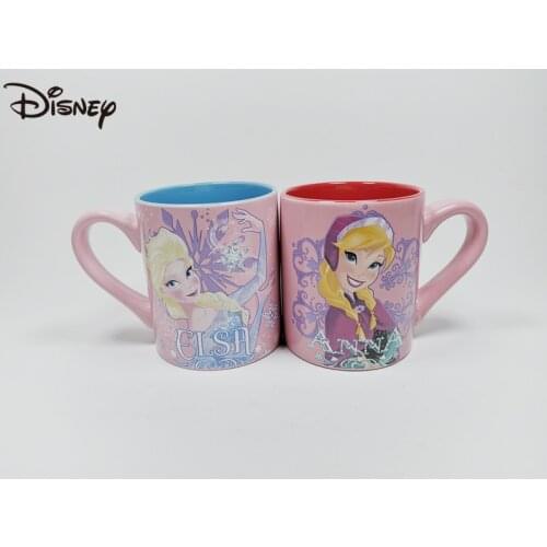 Disney Mugs, Frozen Princess Elsana Ceramic Mugs, Heat Resistant Large capacity Coffee Mugs, Milk Mugs and Drink Mugs