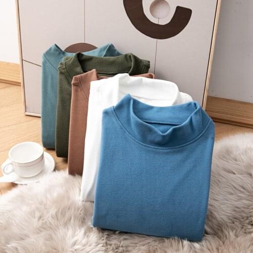 Men Thermal Underwear Winter Warm Tops Long Sleeves Turtle Clothes