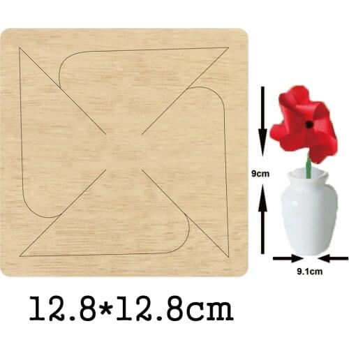New Craft Windmill flower cutting dies 2020 die cut &wooden dies Suitable for common die cutting machines on the market