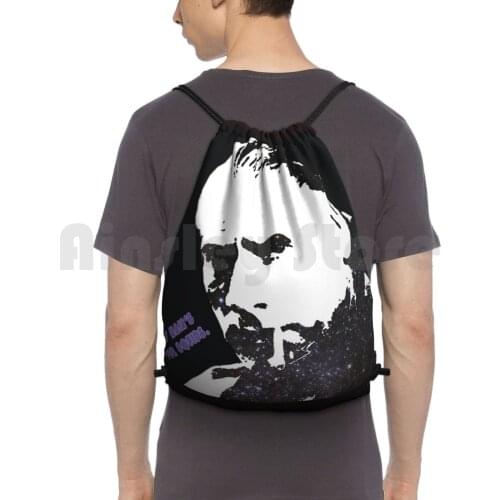 Dry HairS For Squids Backpack Drawstring Bag Riding Climbing Gym Bag Trancers Jack Deth Tim Thomerson 80S Movie 1980S Sci