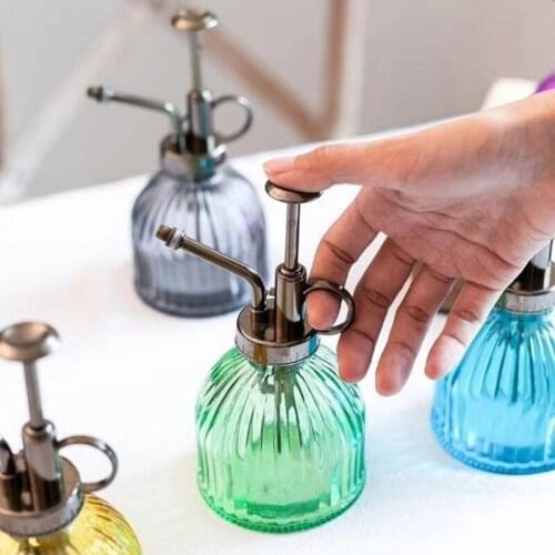 Vintage Water Spray Bottle Pumpkin Decorative Glass Plant Atomizer Watering Can Pot Plants Mister for Indoor Plants