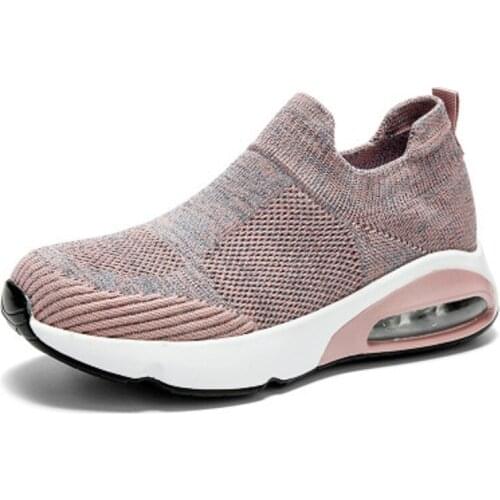 Ladies Fashion Round Toe Lightweight Comfortable Outdoor Sports Shoes