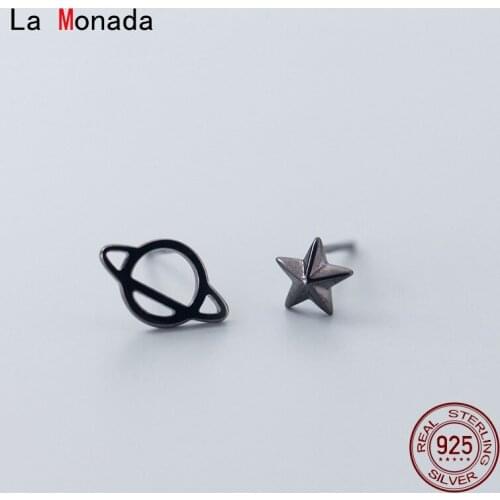 La Monada Small Ear Piercing Stud Earrings For Girl Women Silver 925 Star Silver Earrings 925 Sterling Silver Earrings Woman