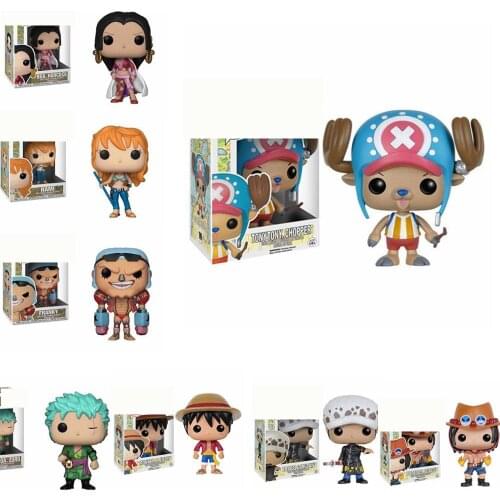 FUNKO POP ONE PIECE ZORO Monkey D. Luffy NAMI FRANKY Action Figure PVC Model Toys Birthday Gift With Original Box Free Shipping