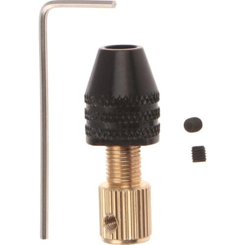 2.3mm/3.17mm/5mm Electric Motor Shaft Mini Drill Chuck Fixture 0.5-3.2 Mm Drill Bit Micro Drill Chuck Hex Drill Chuck