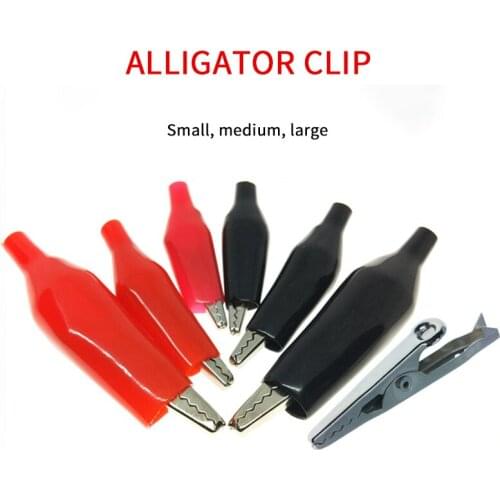 20pcs alligator clips 28mm 35mm 45mm crocodile clips 20pcs red each 10pcs black each 10pcs alligator clips kit