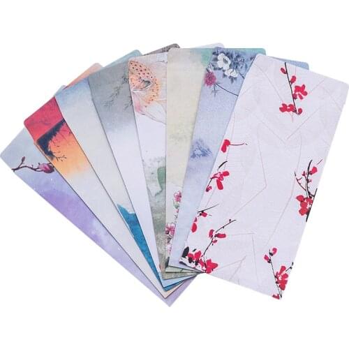 Retro Chinese Style Paper Envelopes Cute Kawaii Flower Paper Letter Envelope For Kids Korean Stationery Office School Supplies