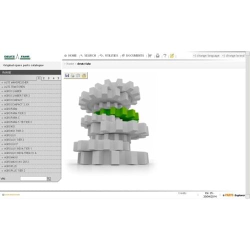 Deutz Fahr, Hurlimann,Lam-borghini Same SDF 2016 Parts + Service FOR ALL BRANDS