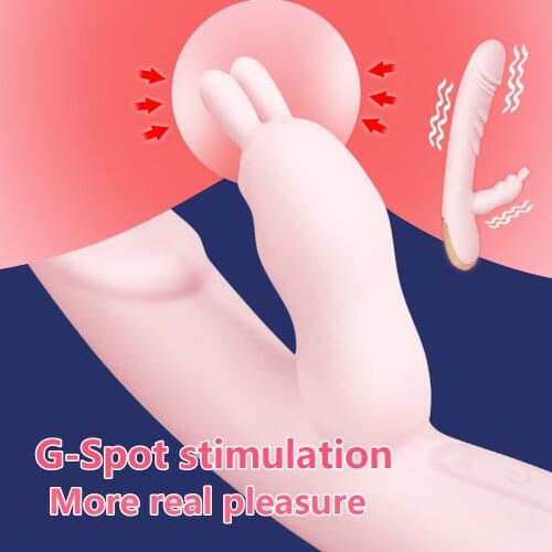 Dido Rabbit Dual Clitoral vagina Stimulation G Spot Massage vibrator sex toys for women sucker Oral Licking Clit Adults Sex Toys