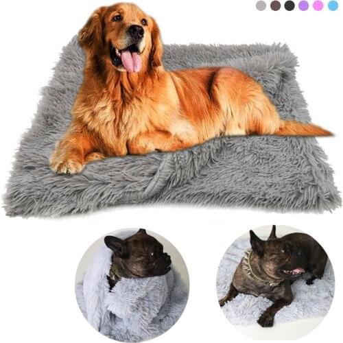 Fleece Pet Blankets Fluffy Dog Cat Bed Mats Deep Sleeping Soft Summer Winter Thin Covers for Small Large Dogs Solid Cat Mattress
