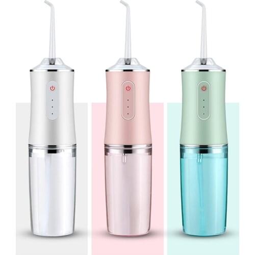 Dental Irrigator Teeth Cleaning Teeth Cleaner 6 Nozzles Water Flosser Large Water Tank Flossing Wireless USB