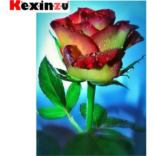 Kexinzu Full 5D DIY Square/Round Diamond Painting" Flower Scenery" 3D Embroidery Cross Stitch Mosaic diamondpainting Gift