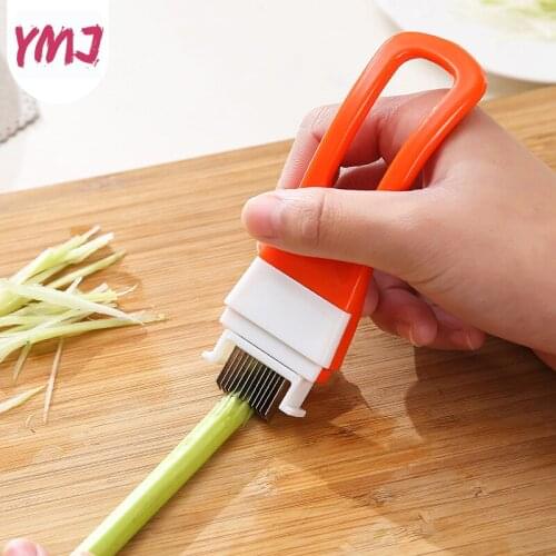 Shallot Knife Onion Garlic Vegetable Cutter Cut Onions Garlic Tomato Device Shredders Slicers Cooking Tools Kitchen Gadget