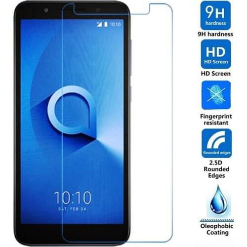 10pcs/lot Tempered Glass Original 9H High Quality Explosion-proof Protective Film Screen Protector for Alcatel 3L 5034D