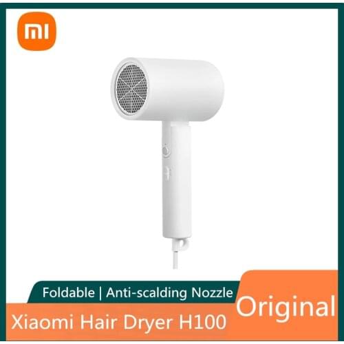 Original XIAOMI MIJIA Portable Anion Hair Dryer Nanoe Water ion hair care Professinal Quick Dry 1600W Travel Foldable Hairdryer