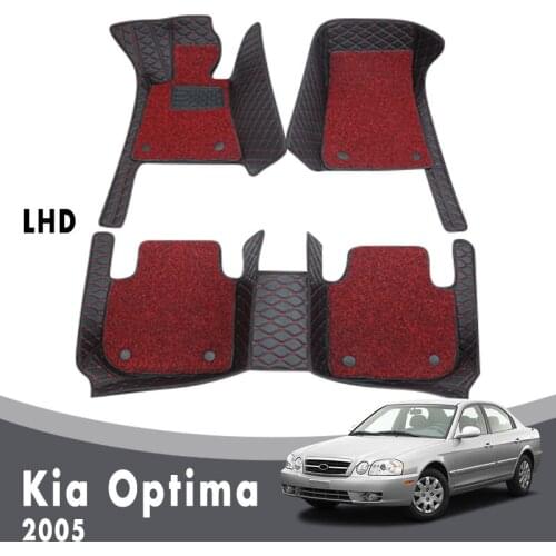 Luxury Car Floor Mats For Kia Optima 2005 Waterproof Carpets Custom Auto Styling Foot Pads Car Accessories Interior Covers