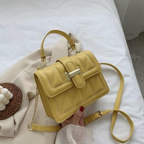 Shoulder Bag Female Designer Crossbody Bag Women Handbag Purse Backpack Chain Fashion 2021 PU Leather All-match Diamond Lattice