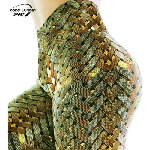 Breathable Push Up Trousers Cody Lundin Women 3D Printed High Waist Fitness Gym Leggings