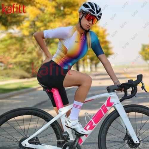Kafitt ropa de mujer2021 completo ciclismo estivo ladies blouses conjuntos de mujer verano shorts sets conjunto moletom feminino