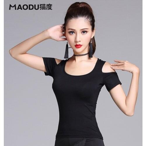 Lady Dancing Top Short Wear Long Sleeved Modern Dancing Top Adult Womens Dress National Standard Dancing Costume B-6923