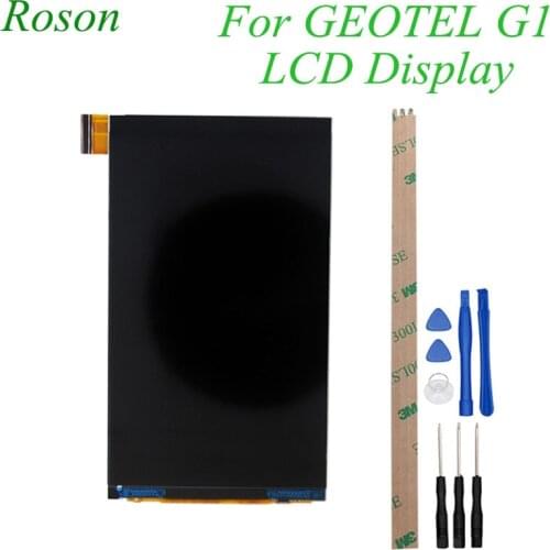 Roson for 5.0 inch for Geotel G1 LCD Display Screen Replacement Repair Part For Geotel G1 Mobile Accessories With Tools+Tapes