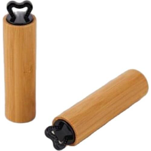 10pcs Empty Bamboo Lipstick Tubes 11.1mm Natural Bamboo Lip Balm Storage Bottle 3G Cosmetic Lip Rouge Package