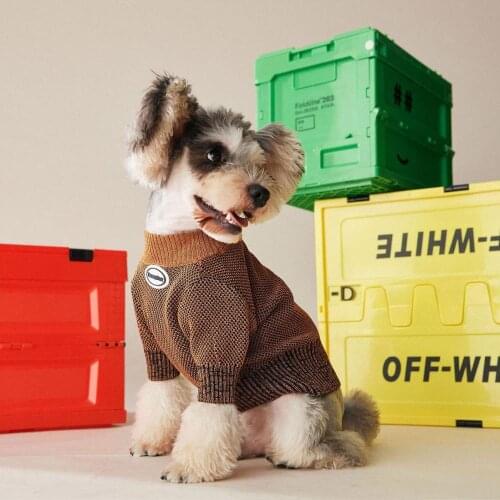 2020 New winter Popular reflective sweater for dogs Teddy Schnauzer pet clothing for Small Medium Large Dog Big Dog Apparel