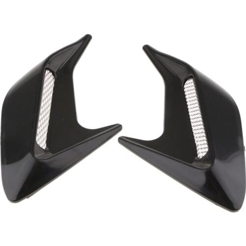 2X Auto Accessories Decorate Simulation Shark Gill Inlet Car Side 3D Decals