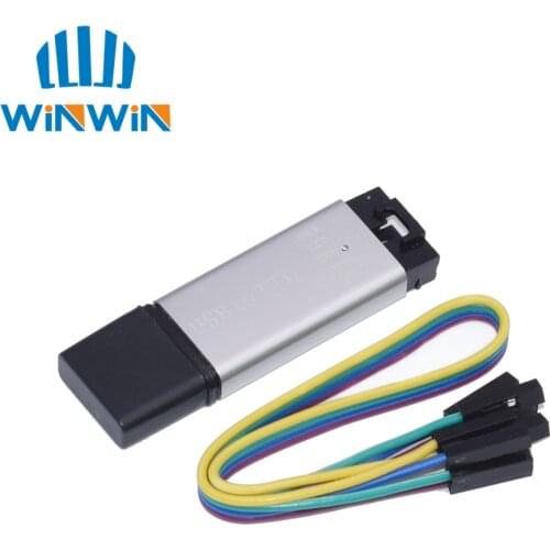 Aluminum shell CP2102 USB 2.0 to TTL UART Module 6Pin Serial Converter STC Replace FT232 Module support 5v/3.3v for arduino