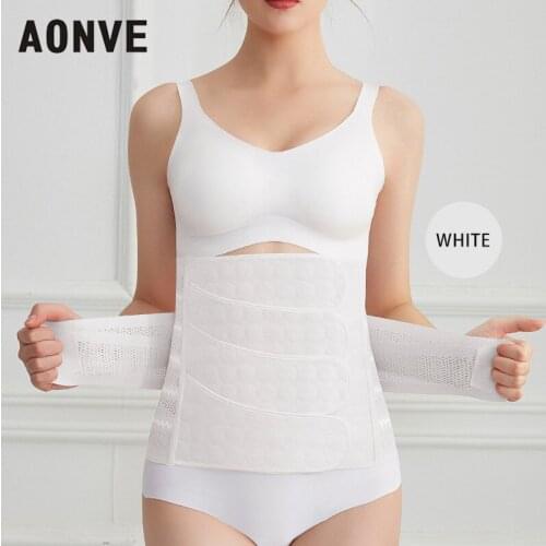 Aonve Waist Trainer Postpartum Slimming Body Shaper Tummy Control Women Shapewear Body Slimming Belt Underwear Belly Sheath