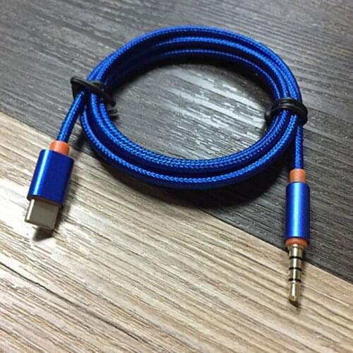 Audio Aux Jack Adapter USB C Male to 3.5mm Male Extension Headphone Audio Stereo Cord Adapter Cable Type-c ONLENY