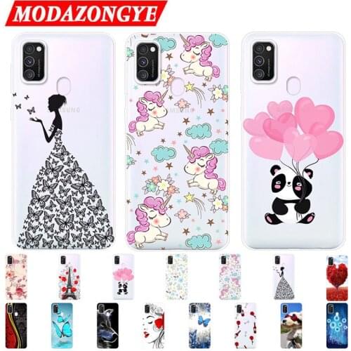 For Samsung Galaxy M21 Case Silicone TPU Phone Case For Samsung Galaxy M21 M31 M215F GalaxyM31 Case Soft Cover