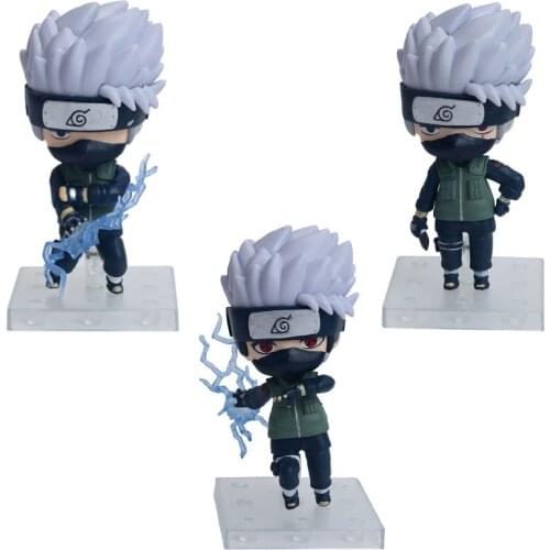 3Pcs/Set Q Version Uzumaki Naruto Kakashi Uchiha Sasuke Sakura Itachi Action Figure Anime Model PVC Statue Collectible Toy